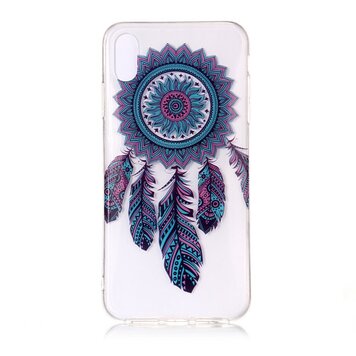 Dreamcatcher Transparente TPU-Hülle Kompatibel mit iPhone XR - Blau Dreamcatcher Transparente TPU-Hülle Kompatibel mit iPhone XR - Blau