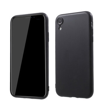 Mattes, flexibles TPU-Gehäuse, Kompatibel mit iPhone XR - Schwarz Mattes, flexibles TPU-Gehäuse, Kompatibel mit iPhone XR - Schwarz