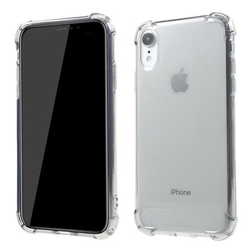 Transparente, stossfeste Hülle aus TPU, Kompatibel mit iPhone XR - Transparent Grau Transparente, stossfeste Hülle aus TPU, Kompatibel mit iPhone XR - Transparent Grau