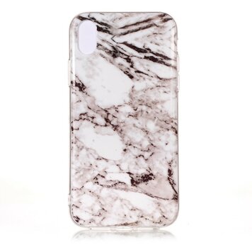 Marmorgraue TPU-Hülle Kompatibel mit iPhone XR Hülle - Grau Marmorgraue TPU-Hülle Kompatibel mit iPhone XR Hülle - Grau