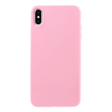Flexible TPU-Hülle Kompatibel mit iPhone XS Max Hülle - Glänzendes Rosa Flexible TPU-Hülle Kompatibel mit iPhone XS Max Hülle - Glänzendes Rosa
