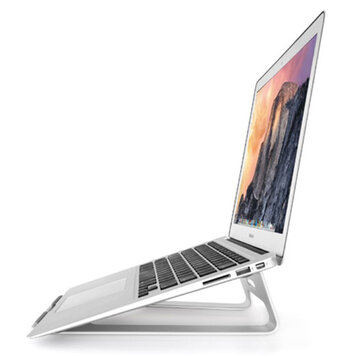 Universeller Laptop-Halter aus Aluminium, Standard 11-15 Zoll - Silber Universeller Laptop-Halter aus Aluminium, Standard 11-15 Zoll - Silber