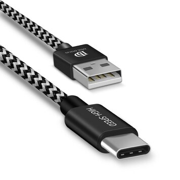 Dux Ducis Skin Pro Series 2.1A Typ-C USB-Ladekabel - 3 m