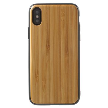Holz-TPU-Hülle Kompatibel mit iPhone X XS - braune Hülle Holz-TPU-Hülle Kompatibel mit iPhone X XS - braune Hülle