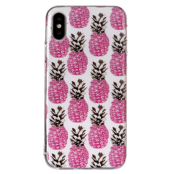 Pink Pineapple TPU Soft Case Kompatibel mit iPhone XS Max Cover - Weisse Hülle Pink Pineapple TPU Soft Case Kompatibel mit iPhone XS Max Cover - Weisse Hülle