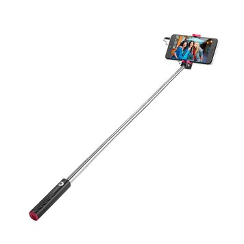 Hoco Selfie Stick K5 faltbarer 3,5-mm-Kopfhöreranschluss - Schwarz Hoco Selfie Stick K5 faltbarer 3,5-mm-Kopfhöreranschluss - Schwarz