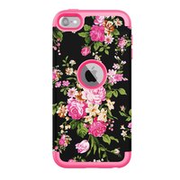 Rüstung Blumenetui iPod Touch 5 6 7 - Bunte Blumen