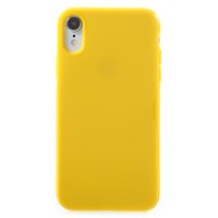 Einfache TPU-Schutzhülle für iPhone XR - Gelb