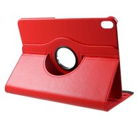 Leder Litchi Grain Hülle drehbar Standard iPad Pro 11-Zoll 2018 - Rot