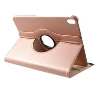Leder Litchi Grain Hülle drehbar Standard iPad Pro 11-Zoll 2018 - Roségold