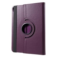 Leder Litchi Grain Hülle drehbarer Ständer iPad Pro 11-Zoll 2018 - Lila