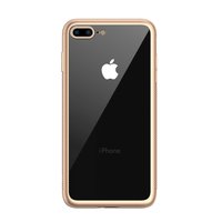 LEEU Design Gold transparente TPU-Hülle für iPhone 7 Plus 8 Plus - Gold