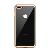 LEEU Design Gold transparente TPU-Hülle für iPhone 7 Plus 8 Plus - Gold