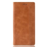 Vintage Fall Bücherregal Kunstleder Geldbörse iPhone 7 Plus 8 Plus Hülle - Braun