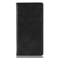 Vintage Fall Bücherregal Kunstleder Geldbörse iPhone 7 Plus 8 Plus Hülle - Schwarz
