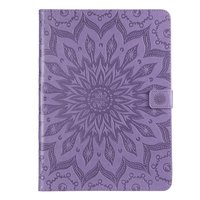 Sonnenblume Leder iPad Pro 11-Zoll-2018 Fall Cover Wallet - Lila