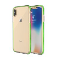 Farbige Schutzhülle für iPhone XS Max Hülle TPE TPU Rückseite - Grün
