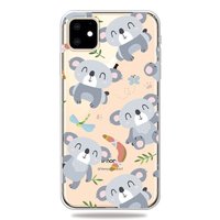 Niedliche flexible Koala Hülle iPhone 11 TPU Hülle - Klar