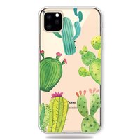 Fröhliche flexible Kaktushülle iPhone 11 Pro TPU Hülle - Transparent