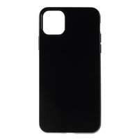 Schutz der hinteren Abdeckung einfache TPU-Hülle für iPhone 11 Pro - Schwarz