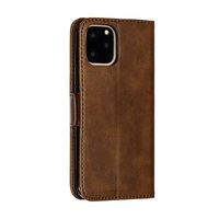 Leder Brieftasche Bücherregal Brieftasche iPhone 11 Pro - Braun
