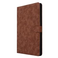 Vintage Kunstleder iPad 2017 2018 Hülle - Brown Wallet