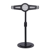 Tablet Stand Aluminium Gehäuse Schreibtisch 360 Grad drehbar - Schwarz Samsung Apple