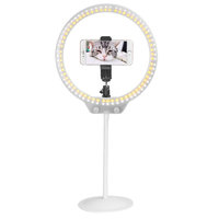 Zomei Selfie Lampe dimmbar 3 Farben Licht Smartphone Standard Vlogger - Weiss