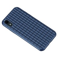 iPaky Waffel Schutz TPU Hülle iPhone XR Hülle - Blau