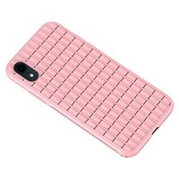 iPaky Waffel Schutz TPU Hülle iPhone XR Hülle - Pink