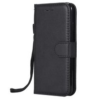 iPhone 7 8 SE 2020 SE 2022 Kunstleder Bücherregal Brieftasche - Schwarz