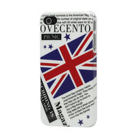 iPhone 4 / 4s Britisch Englisch Flagge Flagge Zeitungsmagazin Cover Fall Ovecento