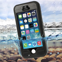 Wasserdichte Hülle iPhone 5 5s SE 2016 Wasserdichte Hartschale - IP68 - Schwarz