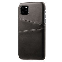 Leder Brieftasche Brieftasche iPhone 11 Pro Hülle - Schwarzer Schutz