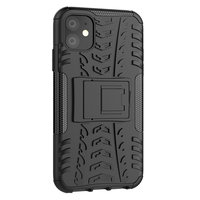 Stossfeste Schutzhülle iPhone 11 Hülle - Schwarz