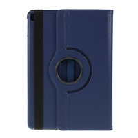 Litchi Texture Leather iPad 10,2 Zoll Hülle mit Abdeckung - Dunkelblauer Schutzstandard
