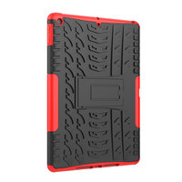 Band Profil Abdeckung Griff Ständer TPU Kunststoff iPad 10,2 Zoll - Rot
