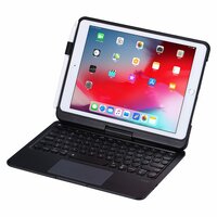 Drehbare Bluetooth-Tastaturhülle iPad 10,2 Zoll - QWERTZ 7 Farben