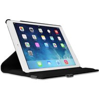 Just in Case Leder Drehen 360 Grad iPad 9,7 Zoll 2017 2018 Hüllenetui - Schwarz