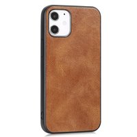 Kunstledertasche in Lederoptik für iPhone 12 mini - braun