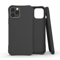 Soft Case TPU-Abdeckung für iPhone 12 und iPhone 12 Pro - schwarz