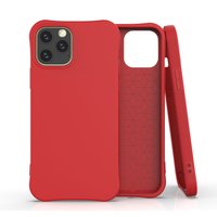 Soft Case TPU-Abdeckung für iPhone 12 und iPhone 12 Pro - rot
