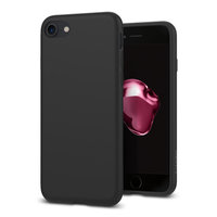 Spigen Liquid Crystal Kunststoffhülle für iPhone 7, iPhone 8 und iPhone SE 2020 - schwarz