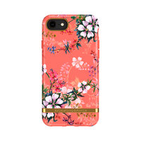 Richmond & Finch Coral Dreams Blumenetui für iPhone 6, 6s, 7, 8 und SE 2020 SE 2022 - orange