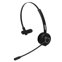 XQISIT Mono Wireless Bluetooth-Headset mit Mikrofon - Schwarz