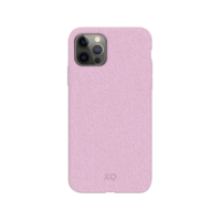 Xqisit Eco Flex Bio Abbaubare antibakterielle Hülle für iPhone 12 und iPhone 12 Pro - Pink