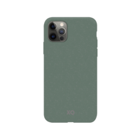 Xqisit Eco Flex Bio Abbaubare antibakterielle Hülle für iPhone 12 und iPhone 12 Pro - Grün