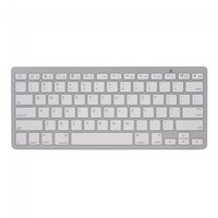 Weisse Bluetooth-Tastatur drahtlose QWERTZ-Tastatur