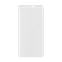 Xiaomi Powerbank 20000mAh Schnellladegerät 18W Schnellladefunktion QC USB-C Micro-USB USB-A - Weiss