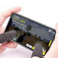 Game Finger Grip rutschfestes atmungsaktives Gewebe für Touchscreen-Spiele - 2 Stück